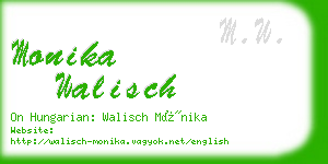 monika walisch business card